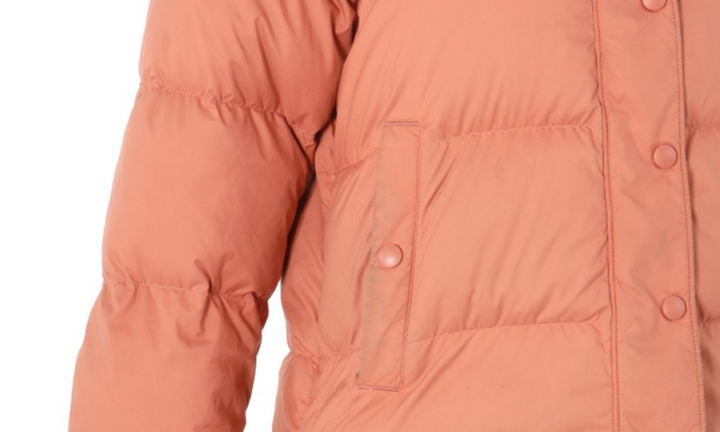 Patagonia Women's Silent Down Jacket SMALL Orange Ski Hike Outdoor Winter Fall