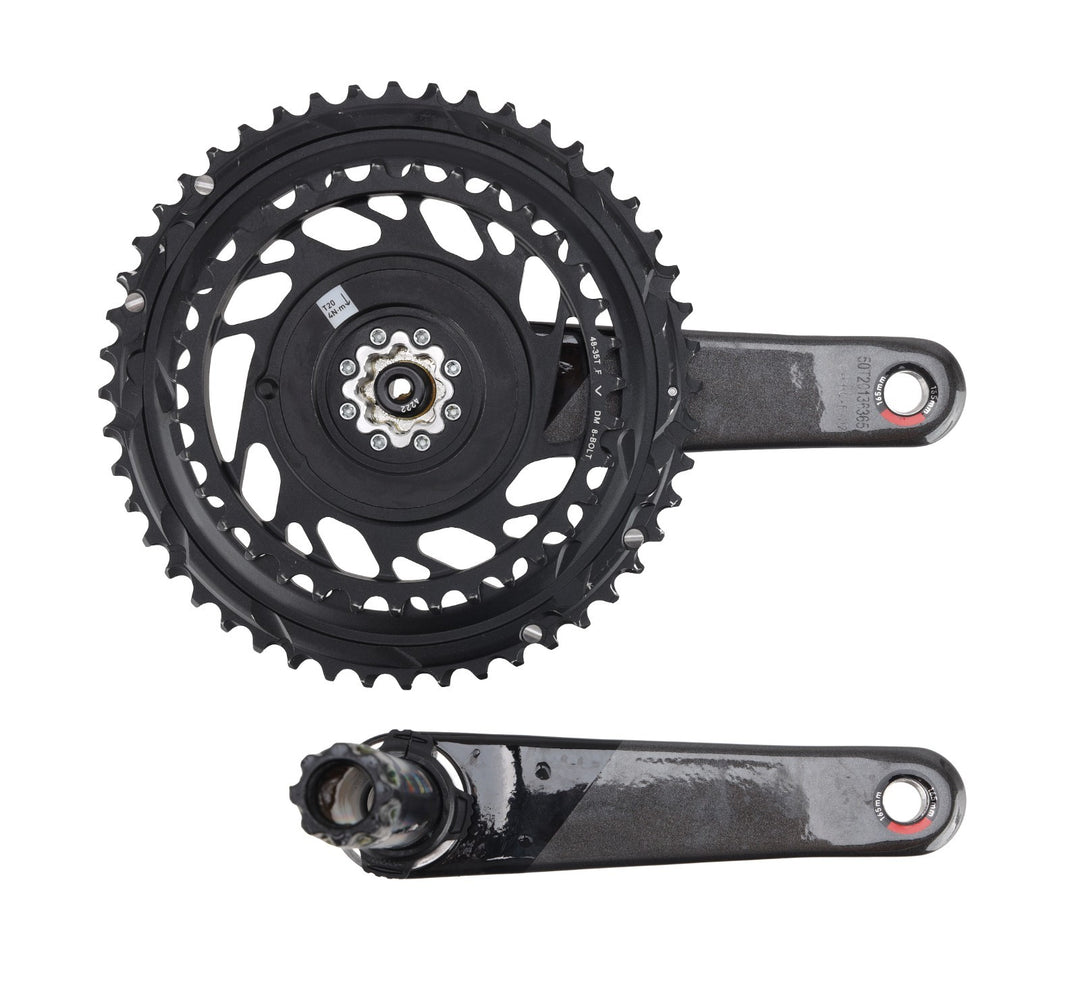 SRAM Force D2 AXS 2 x 12s Road Bike Carbon Crankset 48/35T 165mm DUB