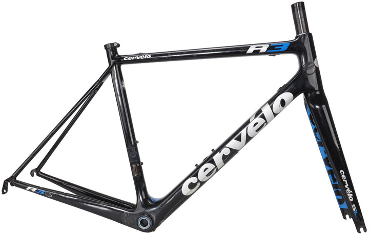 Cervelo R3 Carbon Road Bike Frameset 54cm BLACK/SILVER 700c QR Rim Brake 2015