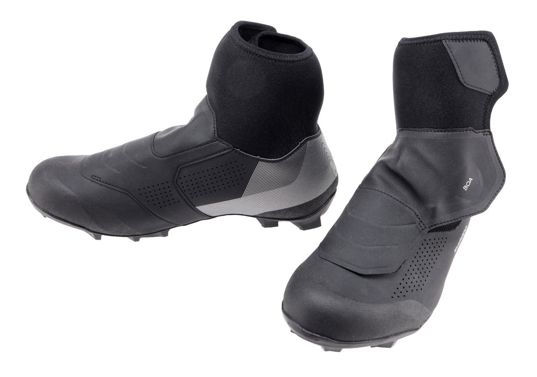 Shimano MW7 Winter Mountain Bike Shoes EU 43 WIDE US Men 9 BLACK 2 Bolt Cycling
