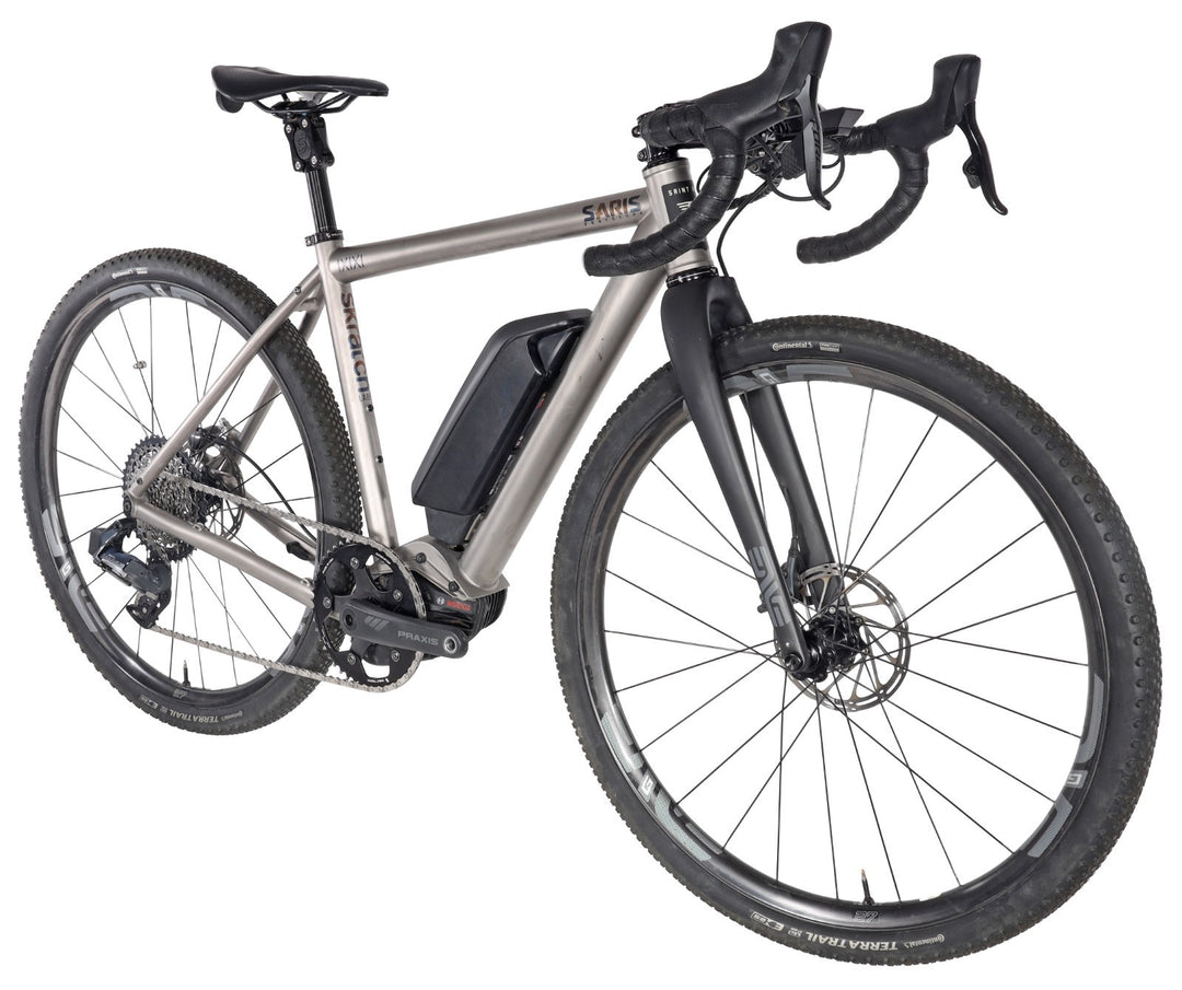 Saris Titanium 1x 12 Sp Road City eBike 52cm Bosch Power Class 3+ SRAM Force AXS