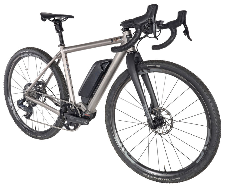 Saris Titanium 1x 12 Sp Road City eBike 52cm Bosch Power Class 3+ SRAM Force AXS