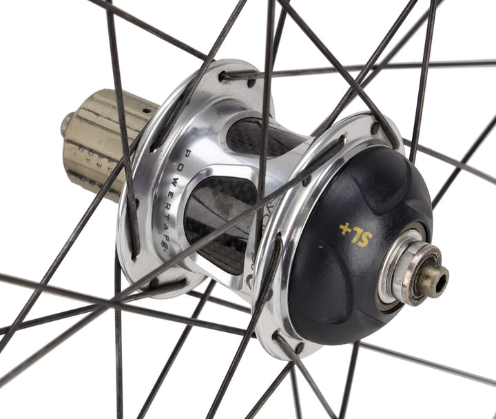 Stan's NoTubes Alpha 400 Alloy Road Clincher REAR Wheel 700c 10s QR Rim PowerTap