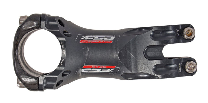 FSA OS 115 Alloy Road Bike Stem 31.8 x 80mm 6º 1 1/8" Gravel Race MTB