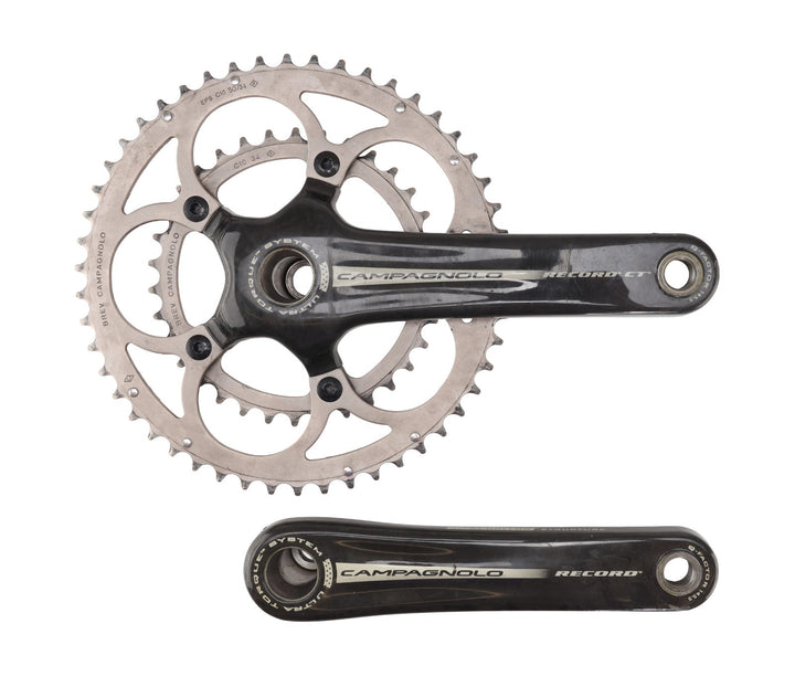 Campagnolo Record CT 2 x 10 Speed Carbon Road Bike Crankset 175mm 50/34T w/BB