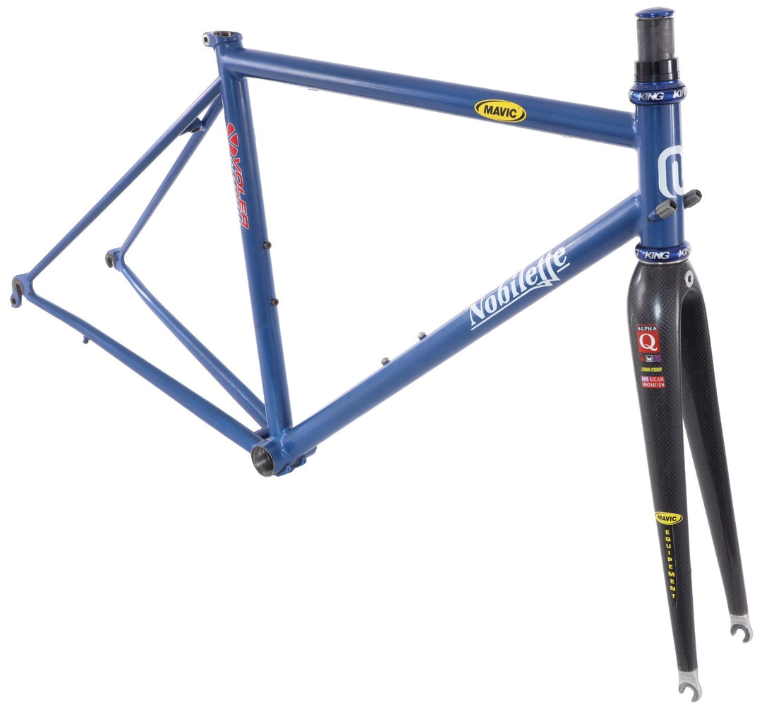 Nobilette Cycles Baby Blue Steel Road Bike Frameset 52cm 700c Chris King Cycling