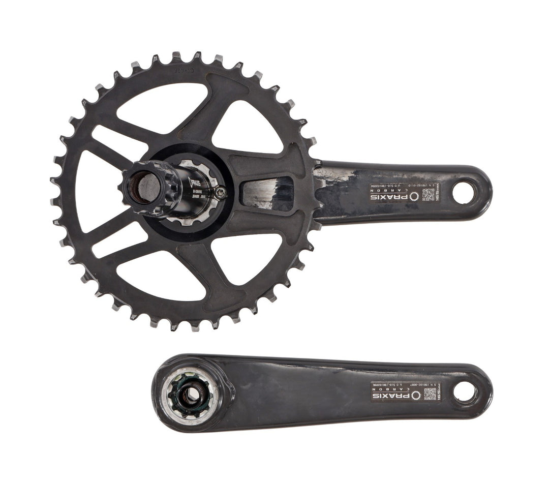 Praxis Zayante 12 Speed 40T Carbon Gravel Bike Crankset 165mm M30 Road Cycling