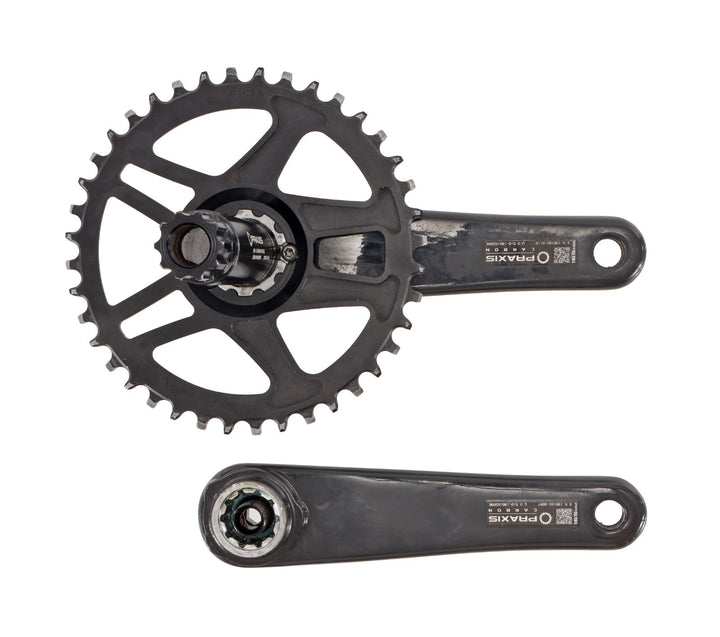 Praxis Zayante 12 Speed 40T Carbon Gravel Bike Crankset 165mm M30 Road Cycling
