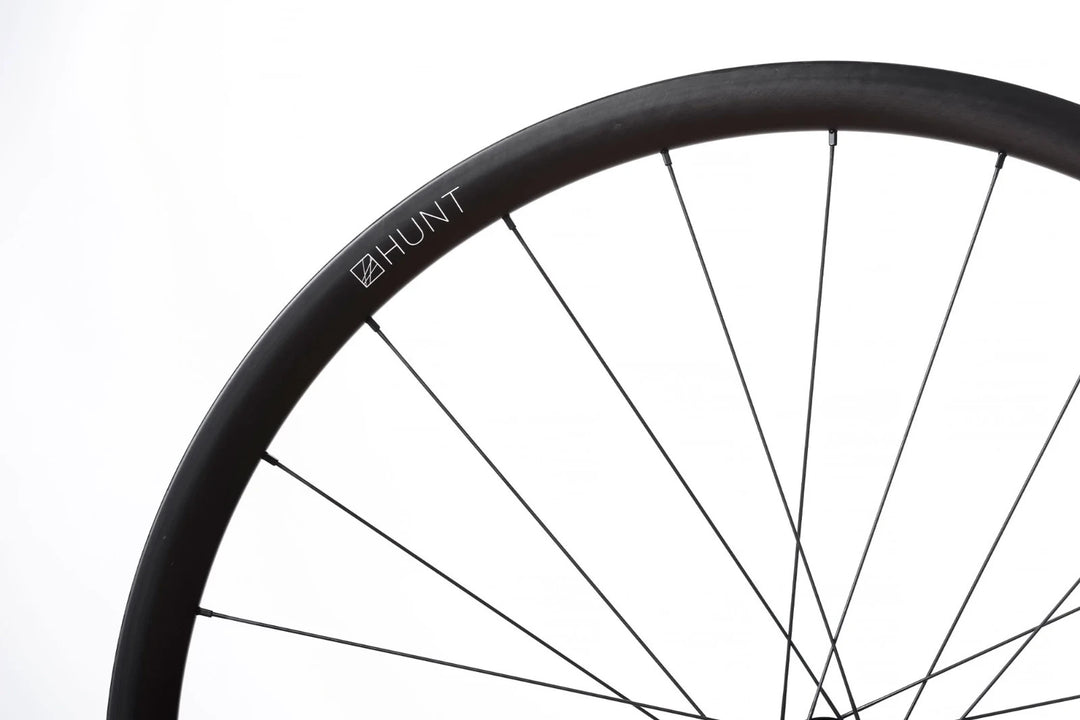 HUNT 30 Carbon Disc Tubeless Road Bike FRONT Wheel 12x 100mm 700c Gravel Cross