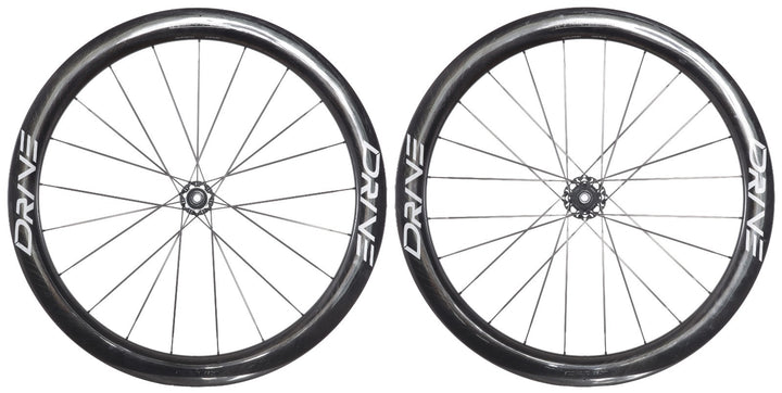 Elitewheels Drive 50D Carbon Spoke Disc Tubeless Road Wheelset 12/13 Spd Ceramic