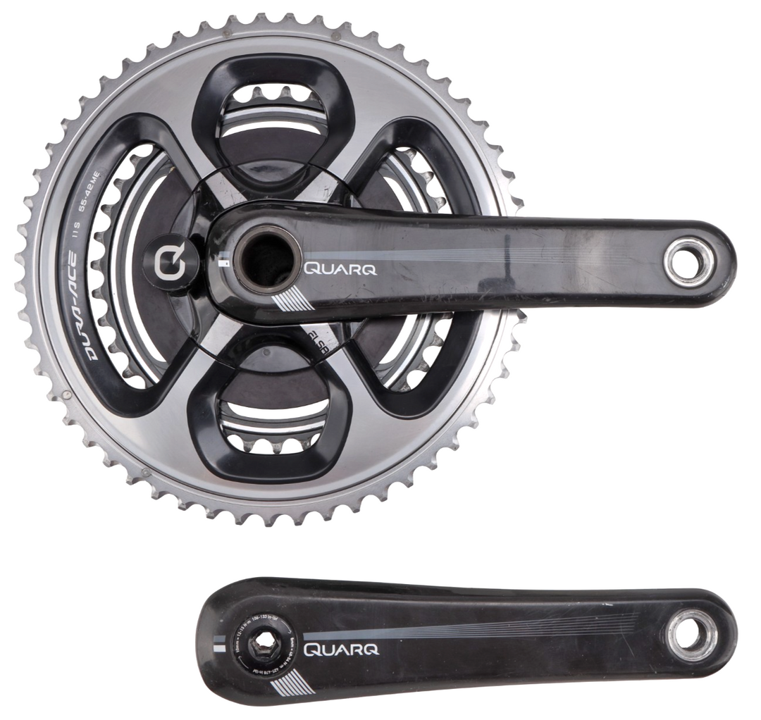 Quarq ELSA RS Carbon Shimano Dura-Ace 2x 11s Road Bike Crankset 175mm 55/42T GXP