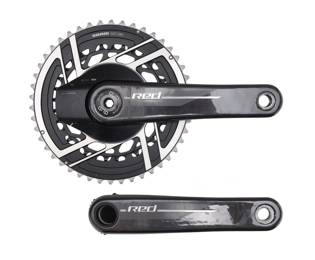 SRAM Red AXS DUB SL E1 2x 12 Spd Carbon Power Meter Crankset 170mm 46/33T Gravel