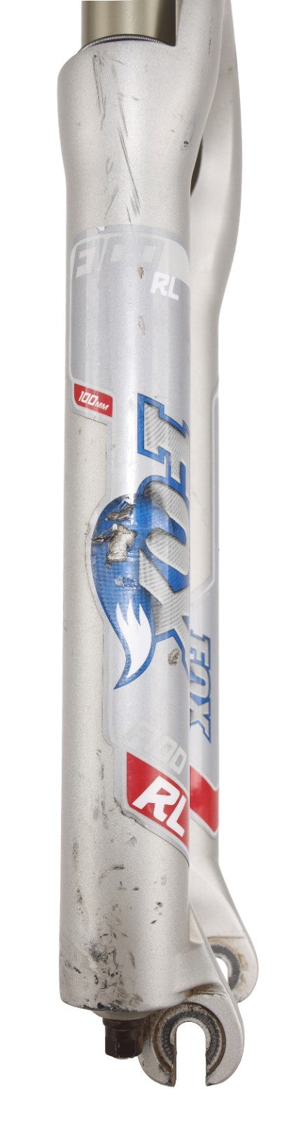 Fox Factory F100 RL Disc Mountain Bike Fork 26" 100mm w/ Lockout 32 SILVER QR