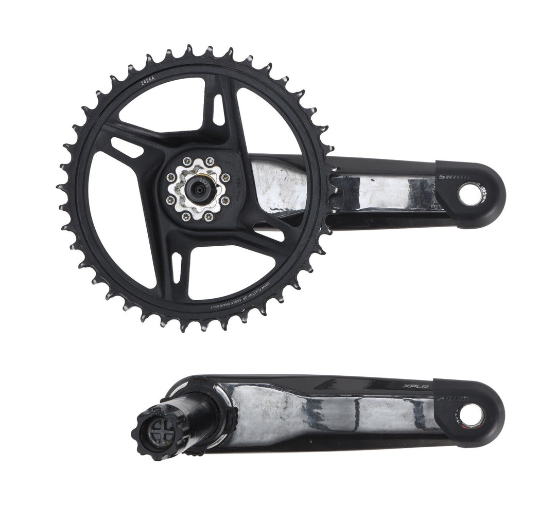 SRAM Force 1 AXS E1 DUB Wide 1x 12s 42T Carbon Gravel 165mm Power Meter Crankset