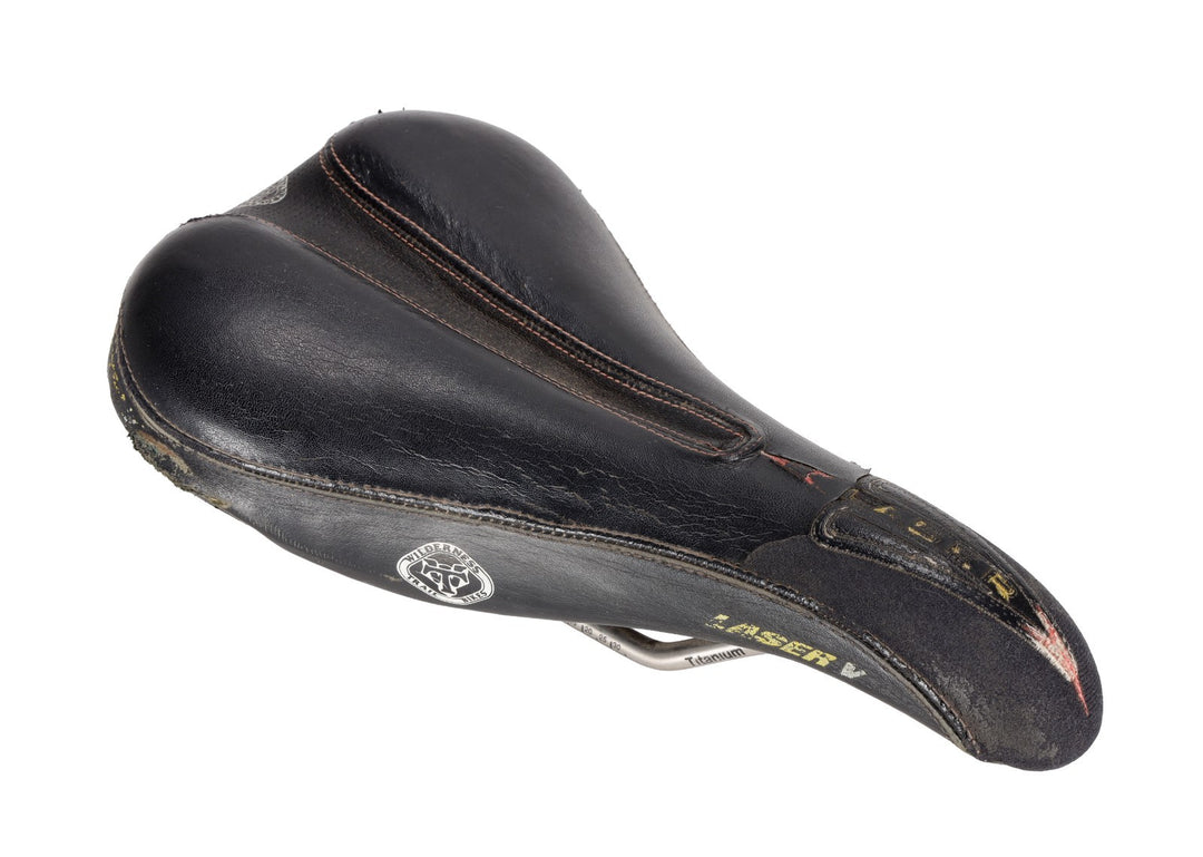 WTB Laser V Mountain Bike Saddle 147mm Titanium Rail 7 x 7mm MTB
