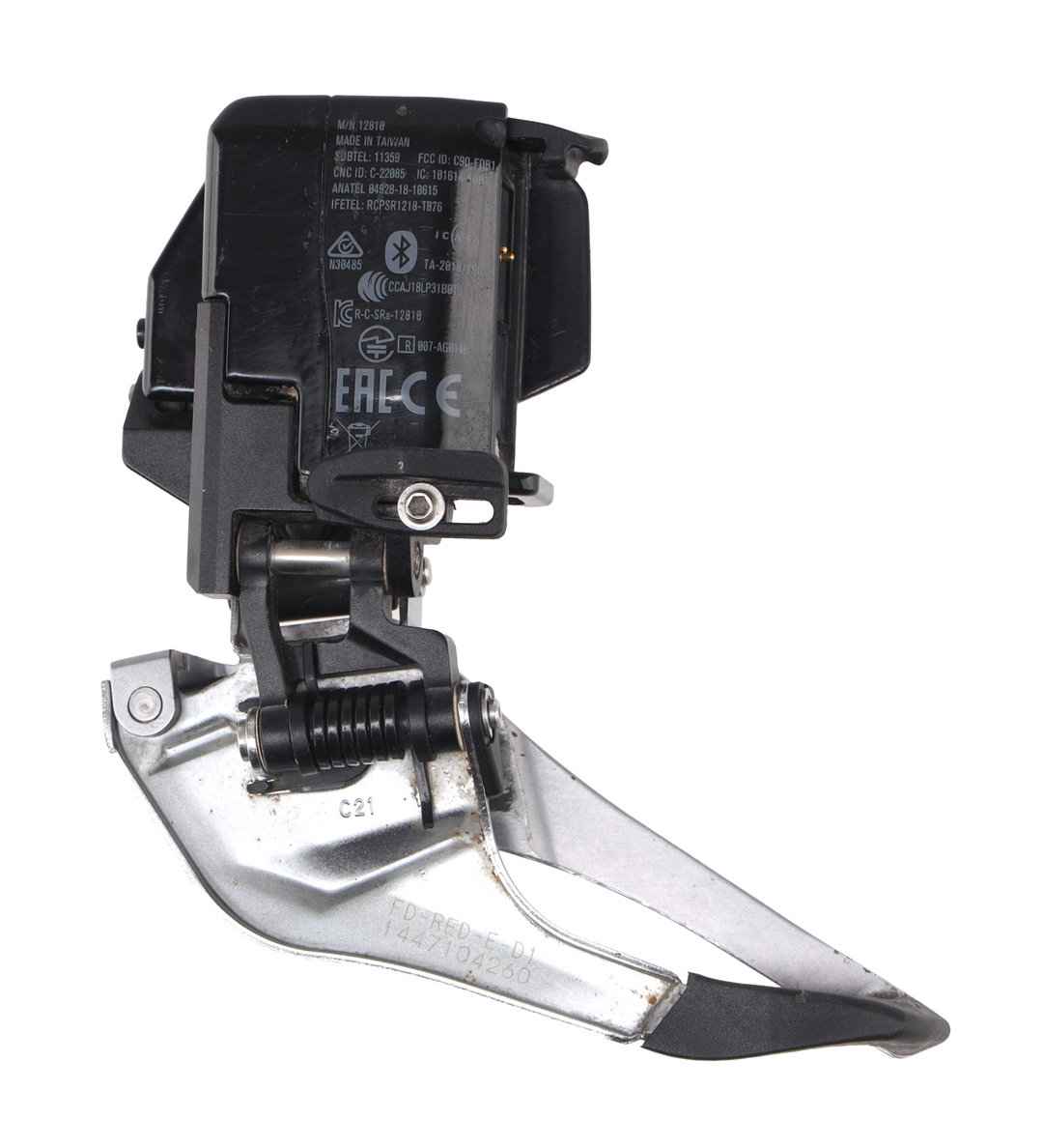 SRAM Red eTap AXS D1 2 x 12 Speed Road Bike Front Derailleur Braze-On NO Battery