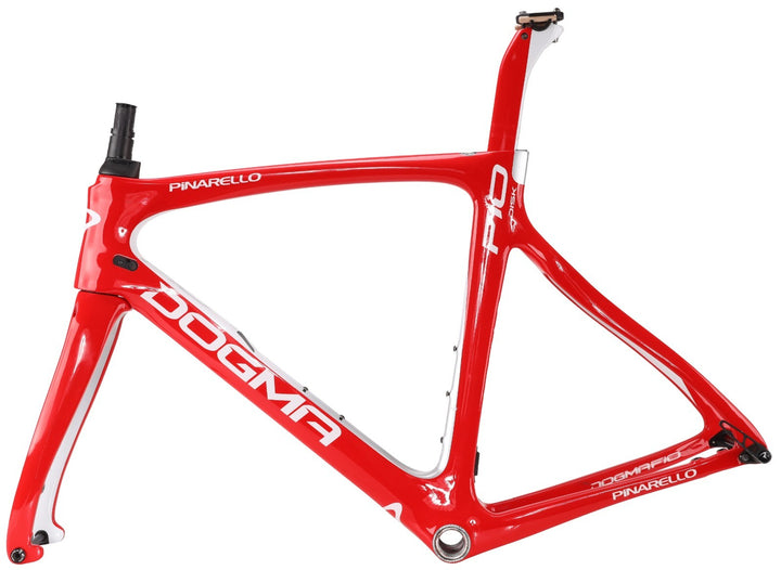 Pinarello Dogma F10 Disc Carbon Road Bike Frameset 56cm Red White Italy 2020