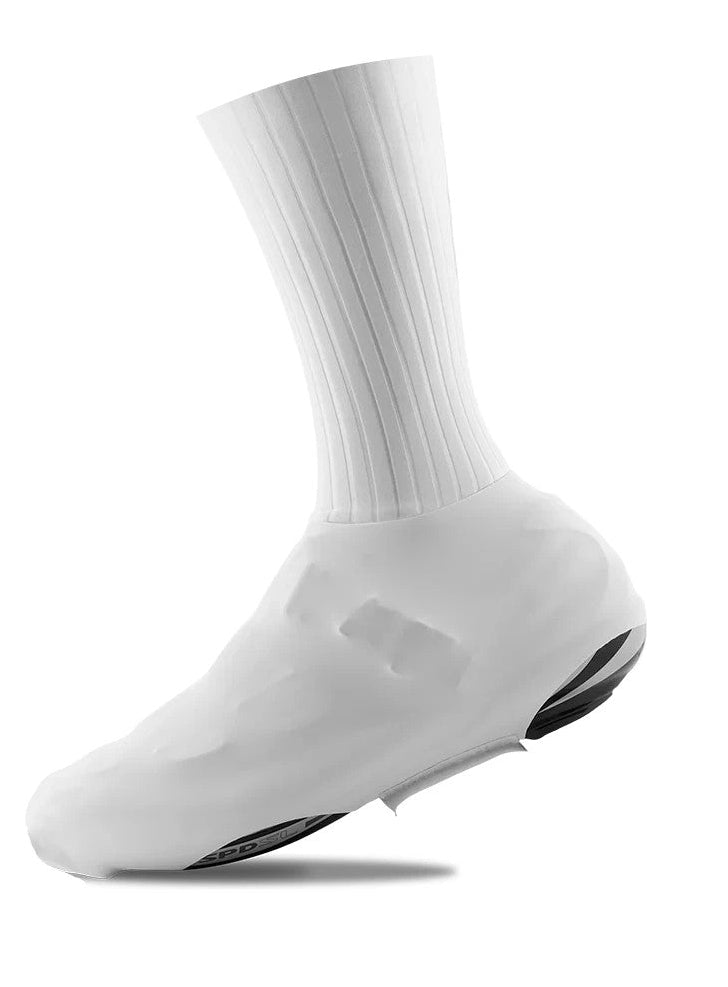 Sockeloen FSOTP 468 Aero Socks + Shoe Covers SMALL EU 36-42 White Road Bike TT