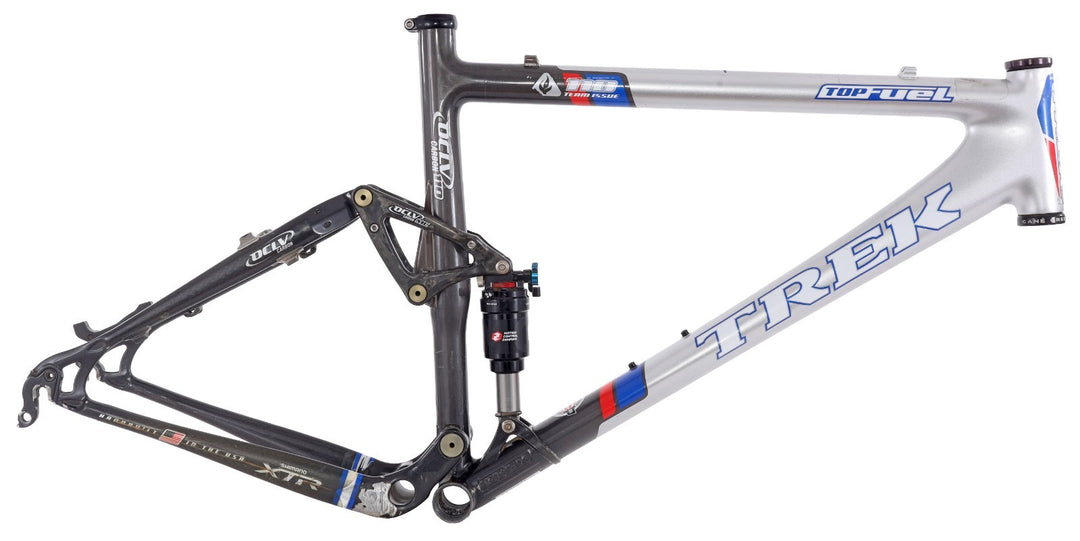 Trek Top Fuel Team Issue 110 OCLV Carbon Mtn Bike Frameset 26" LARGE Silver 2005