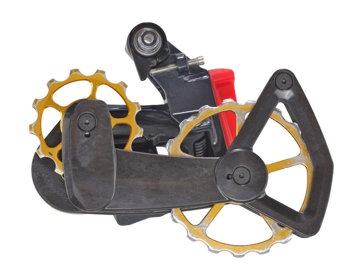 SRAM Force XPLR eTap AXS D1 12s Road Bike Rear Derailleur 44T Max w/CeramicSpeed