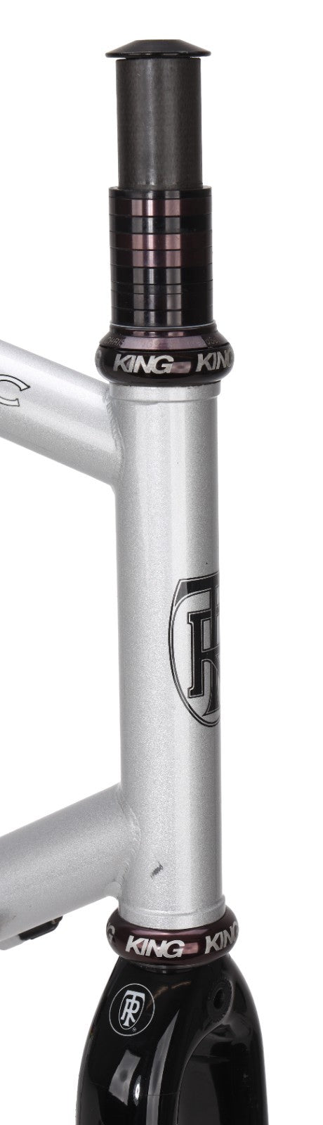 Ritchey Road Logic Steel Bike Frameset 59cm WCS Carbon SILVER 700c 1" Chris King
