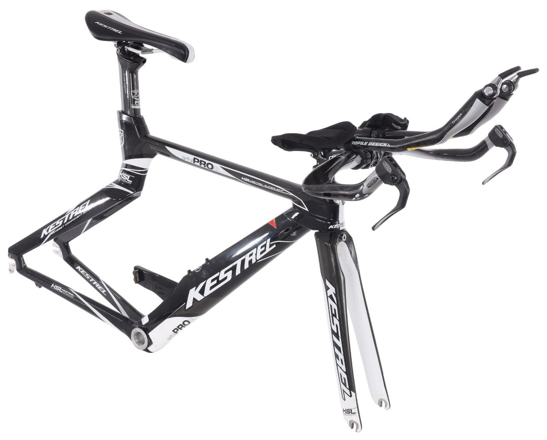 Kestrel Airfoil PRO SL Carbon TT Frameset Module 52cm Black/White Rim QR 2010
