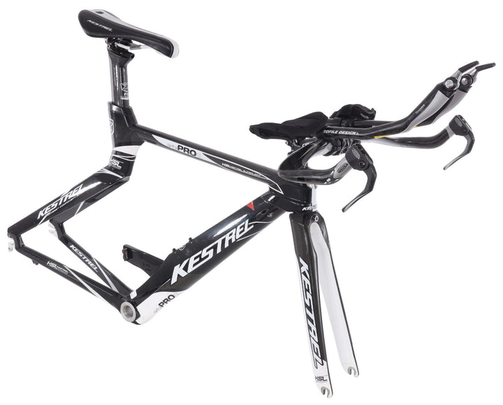 Kestrel Airfoil PRO SL Carbon TT Frameset Module 52cm Black/White Rim QR 2010