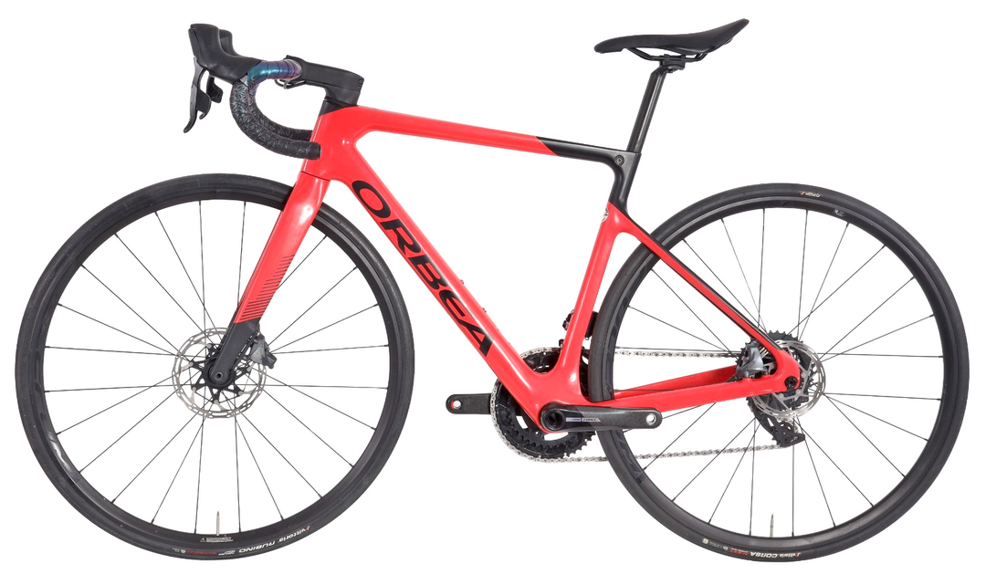 Orbea Orca M21e Team 2x 12s Carbon Disc Road Bike 51cm SRAM AXS Power Meter 2022