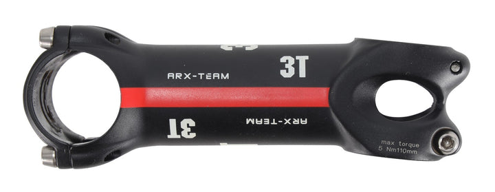 3T ARX-TEAM Alloy Road Bike Stem 31.8x 110mm BLACK 6º 1-1/8"