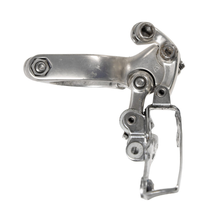 Campagnolo Record 2x 10 Speed Road Bike Front Derailleur SILVER 35mm Clamp-On