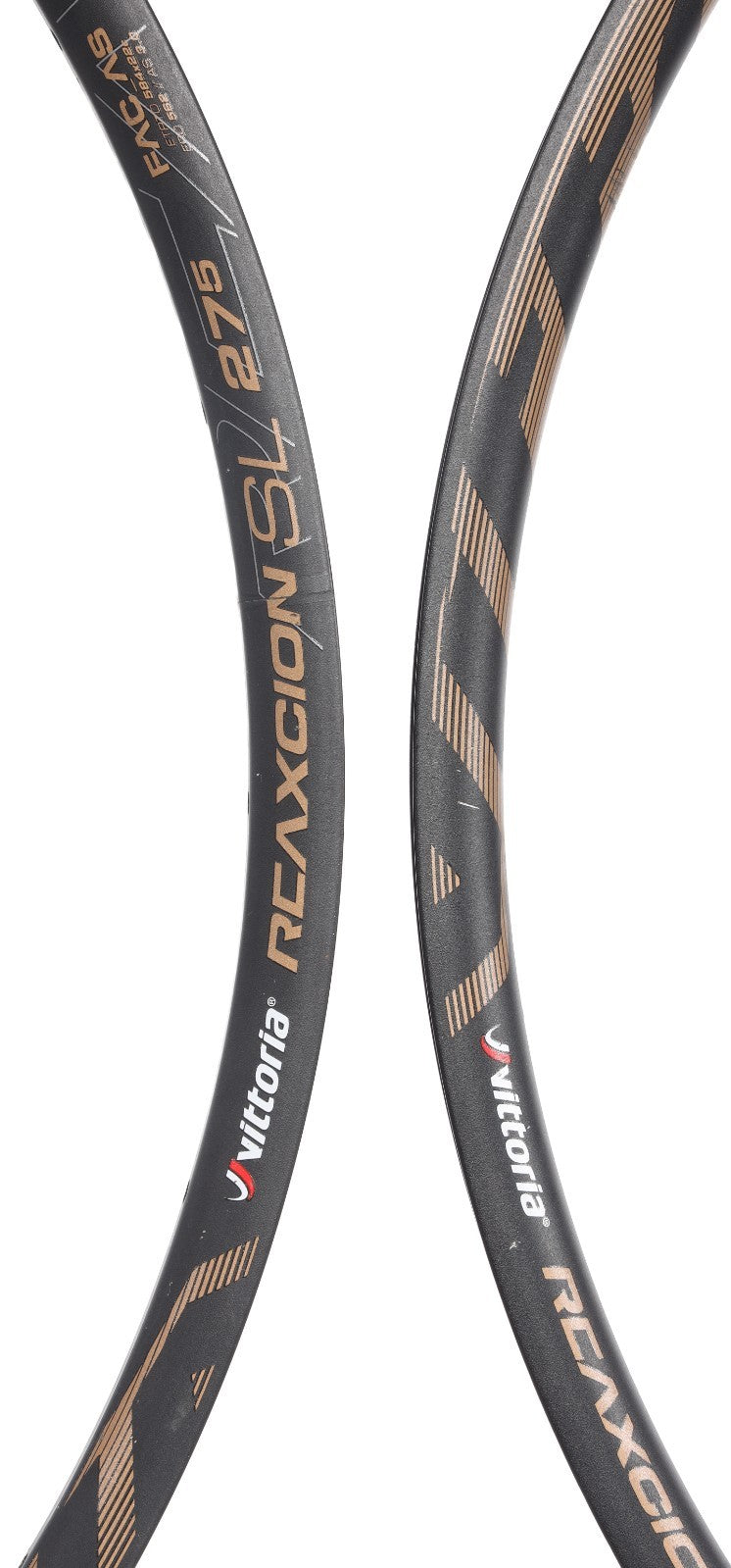Vittoria Reaxcion SL 27.5" Alloy Tubeless Mtn Bike Rims 24H Disc Brake 1 PAIR XC
