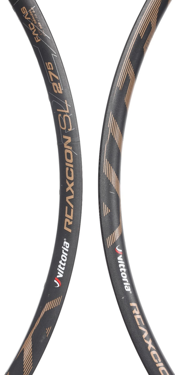 Vittoria Reaxcion SL 27.5" Alloy Tubeless Mtn Bike Rims 24H Disc Brake 1 PAIR XC