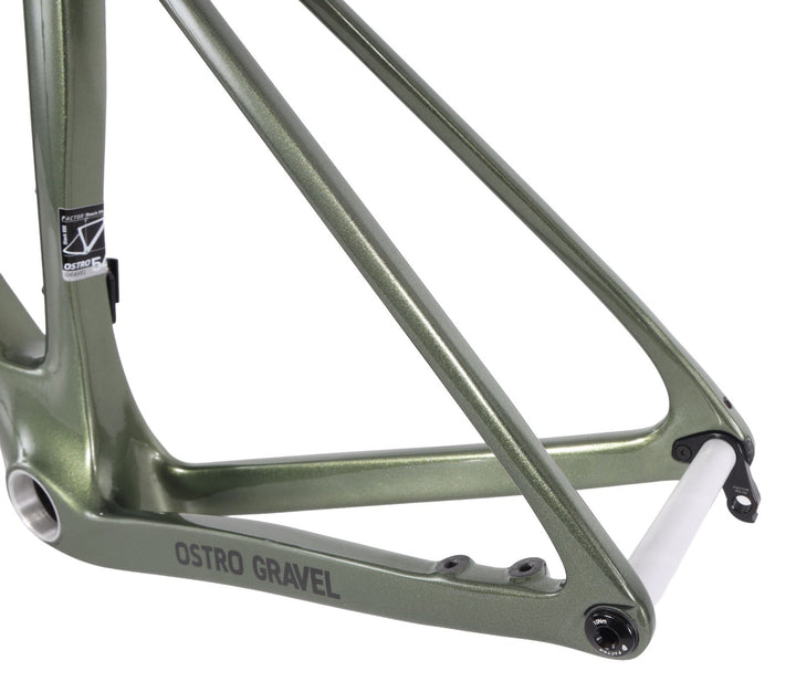 Factor Ostro Gravel Premium v1 Carbon Disc Frameset 54cm Olive CeramicSpeed 2023