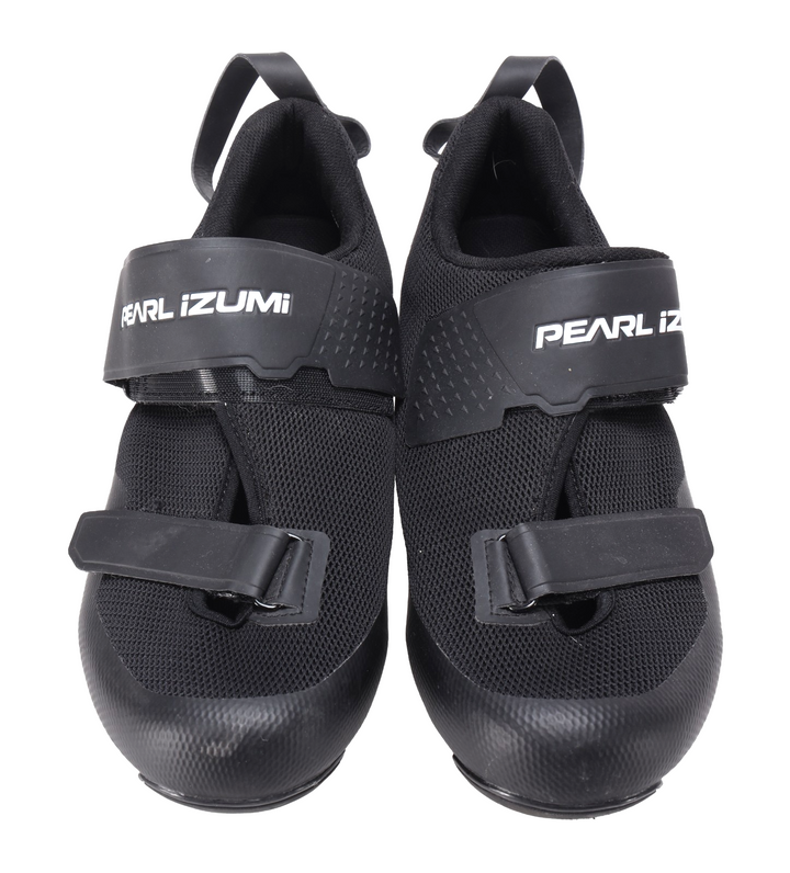 Pearl Izumi Tri Fly 7 Road Bike Shoes EU 45 US Men 10.5 BLACK 3 Bolt Triathlon