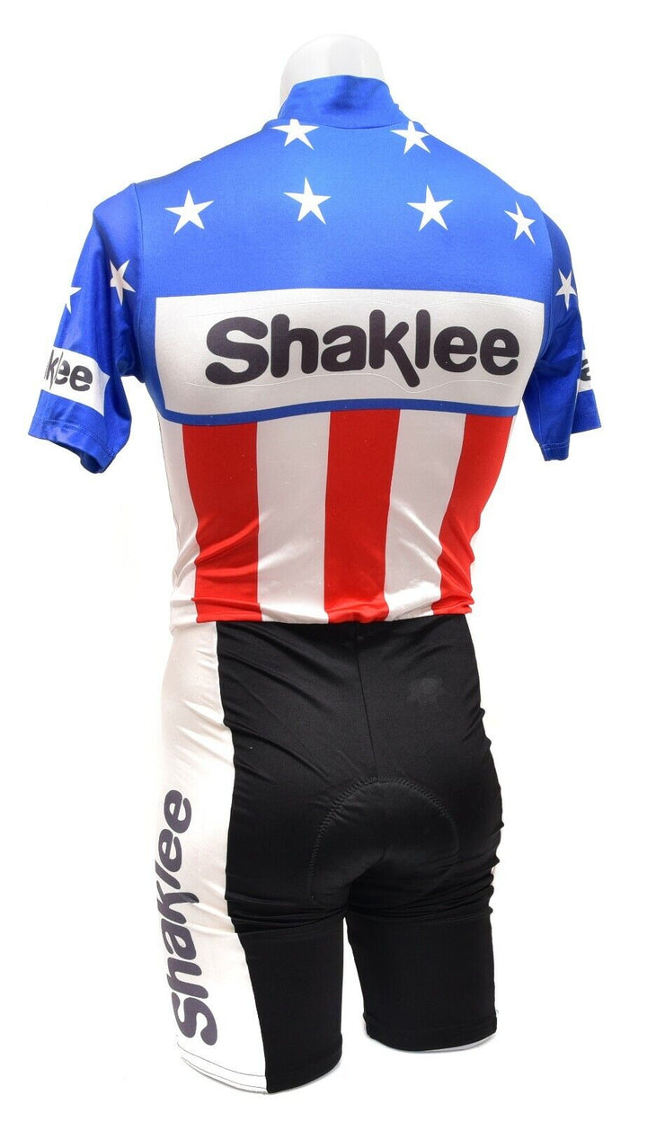 Shaklee Pro Cycling USA National Champion Short Sleeve Skinsuit Men MED Vintage