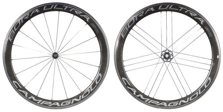 Campagnolo BORA ULTRA 50 Carbon Tubular Road Bike Wheelset 9-12 Speed QR Rim G3