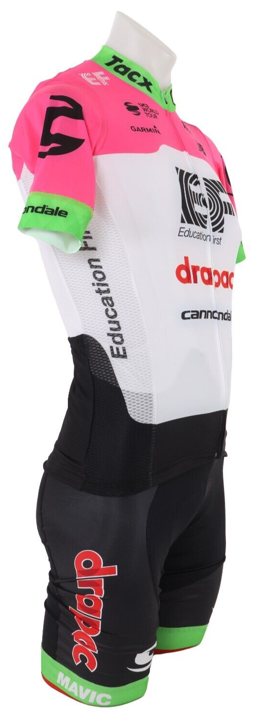 POC EF Education First Drapac Pro Cycling Short Sleeve Kit Men SIZE 3/4 + Jacket