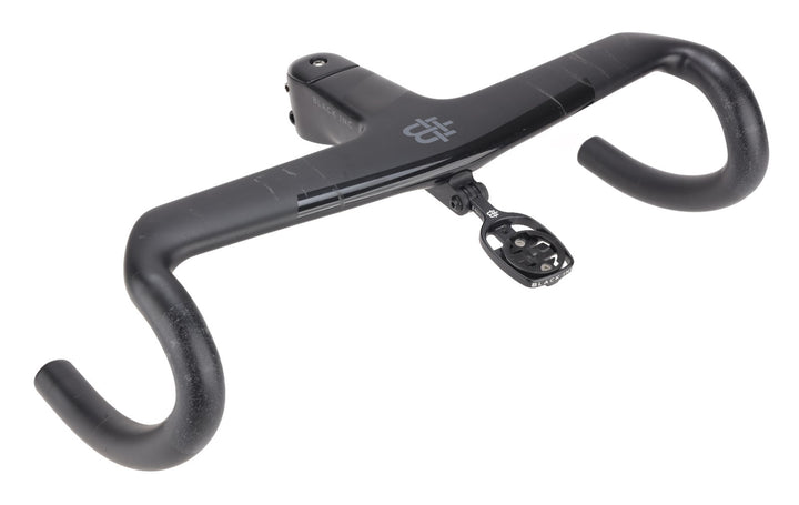 Black Inc AB02 Carbon Road Bike Di2 Barstem Handlebar 380 x 90mm -6º w/Garmin Mt