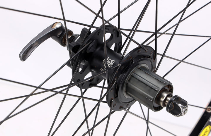 Mavic X717 Disc 26" WTB Alloy Clincher Mtn Bike Wheelset 6B Shimano 9/10 Spd QR