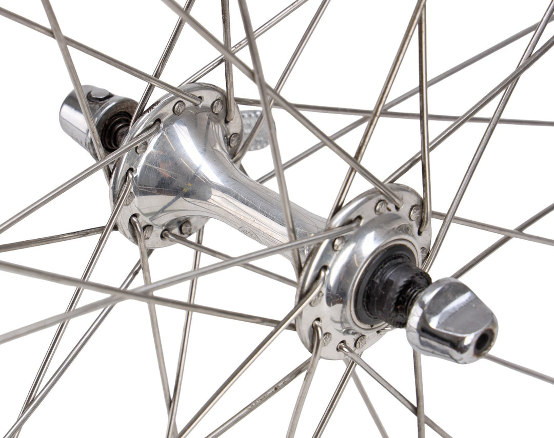 Mavic MA 40 Campagnolo Veloce Alloy Road Bike 10 Sp Wheelset 700c Rim QR Vintage