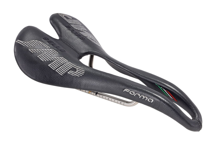 Selle SMP Forma Carbon Road Bike Saddle 137mm BLACK 7x 7mm AISI Steel Road Italy