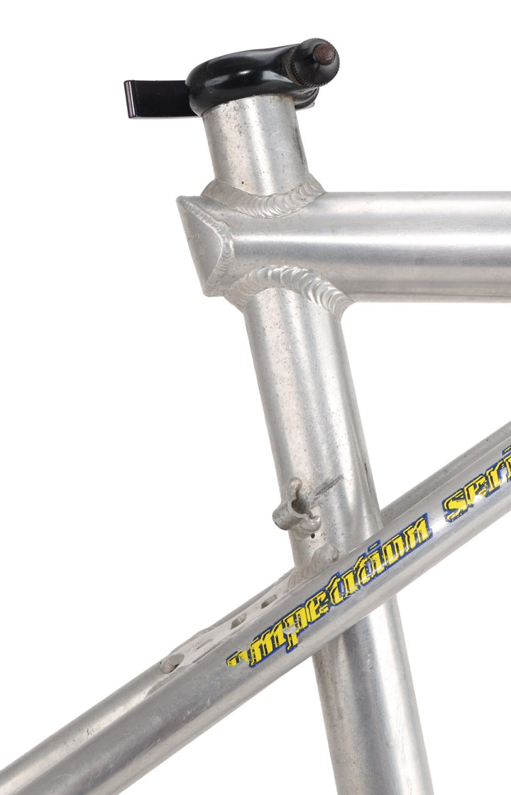 GT Avalanche Alloy 26" MTB Frameset LG Silver Rim Brake Triple Triangle '90s