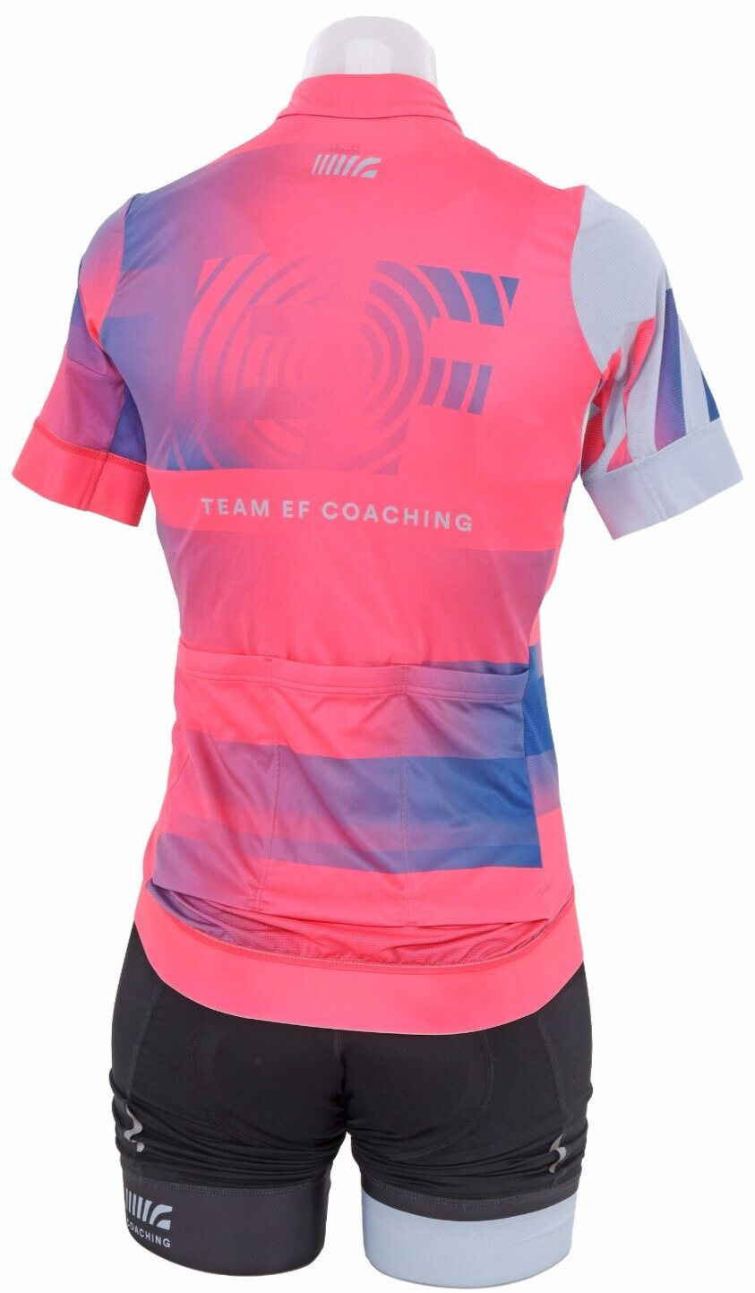 Rapha Women Team EF Coaching Pro Team Short Slv Cycling Kit XS/SMALL Pink Bike