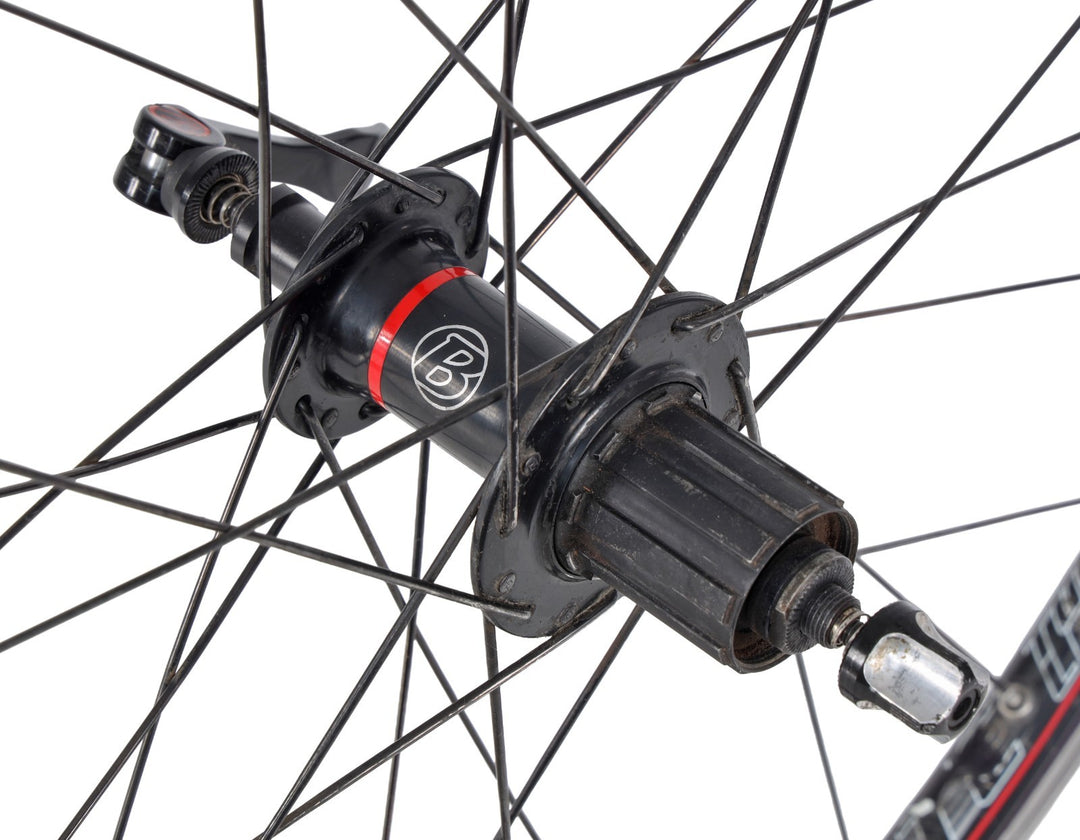 Bontrager Race Lite Tubeless 26" Alloy Mtn Bike Wheelset Shimano 10 Spd Rim QR