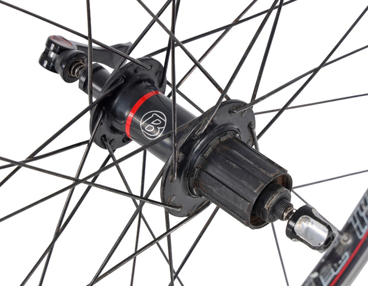 Bontrager Race Lite Tubeless 26" Alloy Mtn Bike Wheelset Shimano 10 Spd Rim QR