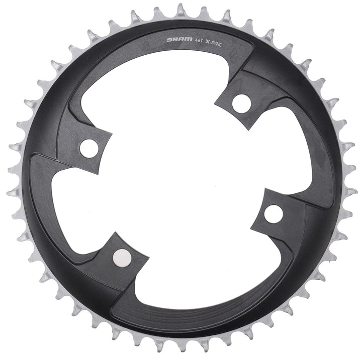 SRAM X-Sync AXS 12/13 Speed Road Bike Chainring 46T 4-Bolt 107 BCD Gravel