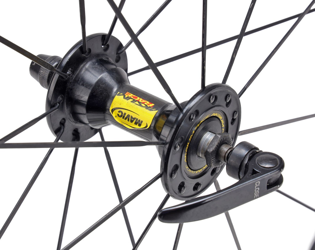 Mavic Aksium Race Alloy Clincher Road Bike Wheelset 700c Shimano 11 Spd Rim QR