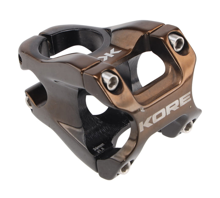 KORE Repute Mountain Bike Stem 31.8 x 35mm 0° 1 1/8" MTB Deep Bronze Black