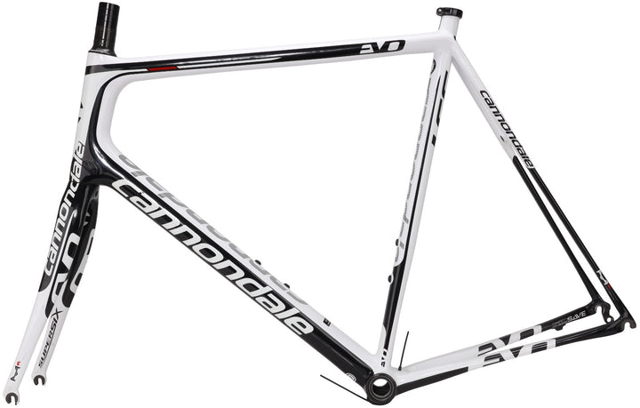 Cannondale SuperSix EVO Hi-MOD Carbon Road Frameset 63cm WHITE 700c Rim QR 2014