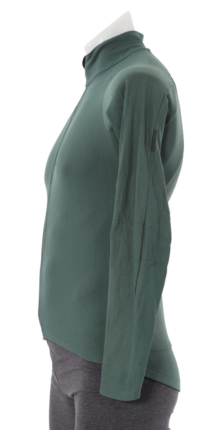 Velocio ONE Long Sleeve Men Zip Cycling Jersey MEDIUM Green Road Bike Cycling